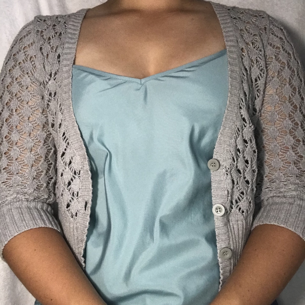 light grey cover-up
